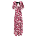 Burberry Hallie Maxi Dress in Floral Print Silk