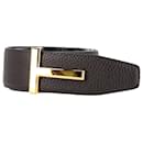 Tom Ford Reversible Belt in Brown Leather