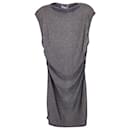 Reformation Alden Knit Mini Dress in Silver Nylon