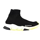 Balenciaga Speed Knit Sneakers in Black Polyester