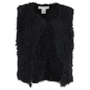 Iro Bellay Fuzzy Vest in Black Cotton