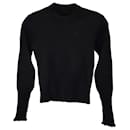 Proenza Schouler Mock Neck Sweater in Black Viscose