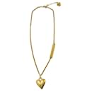 Versace Heart Necklace in Gold Metal