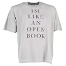 Acne Studios Exford Printed Heat-Reactive T-Shirt in Grey Cotton