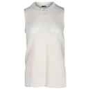 Joseph Knitted Tank Top in Cream Cotton