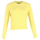 Isabel Marant Crewneck Sweater in Yellow Cashmere
