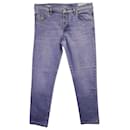 Brunello Cucinelli Light Wash Denim-Jeans aus hellblauer Baumwolle