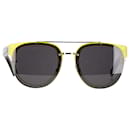 Dior-CD000885 Blacktie-Sonnenbrille mit rundem Rahmen aus schwarzem Acetat - Christian Dior