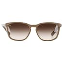 Quadratische Sonnenbrillen von Louis Vuitton aus hautfarbenem Acetat