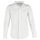 Chemise à étoiles brodées Givenchy en coton blanc