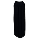 Ärmelloses Kleid aus schwarzer Wolle von Oscar De La Renta - Oscar de la Renta