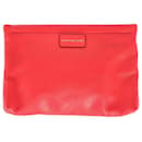 Marc by Marc Jacobs Can't Clutch in Red Leather