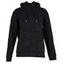 Burberry Horseferry Print Hoodie in Black Cotton