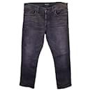 Jeans denim a gamba dritta Tom Ford in cotone nero
