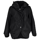 Issey Miyake Fete Pleated Collar Jacket in Black Silk - Autre Marque