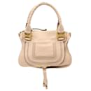 Chloe Marcie Small lined Carry Tote Bag in 'Sandy Beige' Leather - Chloé