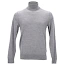 Hugo Boss Turtleneck Sweater in Grey  Wool