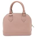 Louis Vuitton Alma BB Tote Bag aus rosa Epi-Leder 