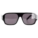 Óculos de sol quadrados Givenchy em acetato preto
