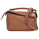 Loewe Small Puzzle Bag in Tan calf leather Leather