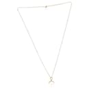 Versace Medusa Faux Pearl Chain Necklace in Gold Metal