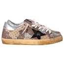 Golden Goose Superstar Camouflage Sneakers in Multicolor Canvas
