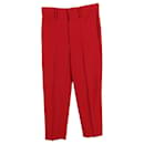 Pantaloni Isabel Marant Étoile in cotone rosso