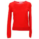 Boss Merino Super Fine Sweater in Red Wool - Hugo Boss
