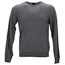 Hugo Boss Knit Sweater in Grey Wool
