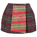 Kenzo Graphic Wrap Skirt in Multicolor Cotton