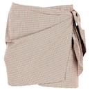 Etoile Isabel Marant Check Print Skirt in Multicolor Cotton - Isabel Marant Etoile
