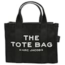 Marc Jacobs The Mini Tote Bag aus schwarzer Baumwolle