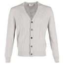 Cárdigan con botones Hermes en algodón gris - Hermès