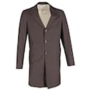 Loro Piana Storm System Coat in Brown Polyester
