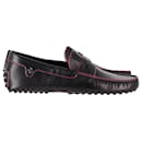Tod’s For Ferrari Gommino Driving Loafers in Black Leather - Tod's