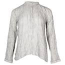 Isabel Marant Étoile Striped Shirt in White Cotton - Isabel Marant Etoile