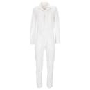 T Alexander Wang Utility Jumpsuit in White Cotton - T By Alexander Wang