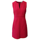 Diane Von Furstenberg Sheath Dress in Red Polyester