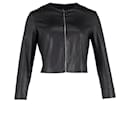 The Row Veste Stan Bonded en Cuir Noir - The row