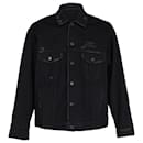balenciaga 3B Sports Icon Jacket in Black Denim - Balenciaga