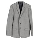 Gucci Printed Blazer Jacket in Grey Cotton