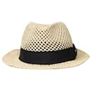 Neutral straw hat - La Perla