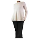 Cream cashmere-blend sweater - size XS - The row