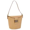 FENDI Mamma Baguette Shoulder Bag Leather Orange Auth yk10805 - Fendi