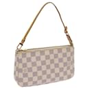 LOUIS VUITTON Damier Azur Pochette Acessórios Bolsa N51986 Autenticação de LV 66973 - Louis Vuitton