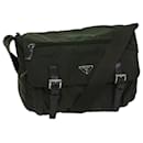PRADA Shoulder Bag Nylon Khaki Auth 67217 - Prada