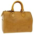 Louis Vuitton Epi Speedy 25 Hand Bag Tassili Yellow M43019 LV Auth 67348