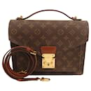 Brown Louis Vuitton Monogram Monceau 28 Cartable