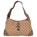 Gucci GG Monogram Jackie Shoulder Bag