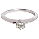 TIFFANY & CO. Diamond Solitaire Ring in 950 Platinum I VVS1 0.31 ctw - Tiffany & Co